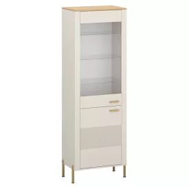 Vitrin, kasmír/kő tölgy, RUNOL 1D1W