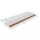 Feltekert matrac, habmatrac, 140x200, SILVERHARD NEW
