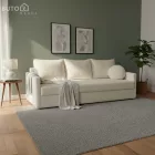 Kinyitható heverő, krémszínű, ZERUS